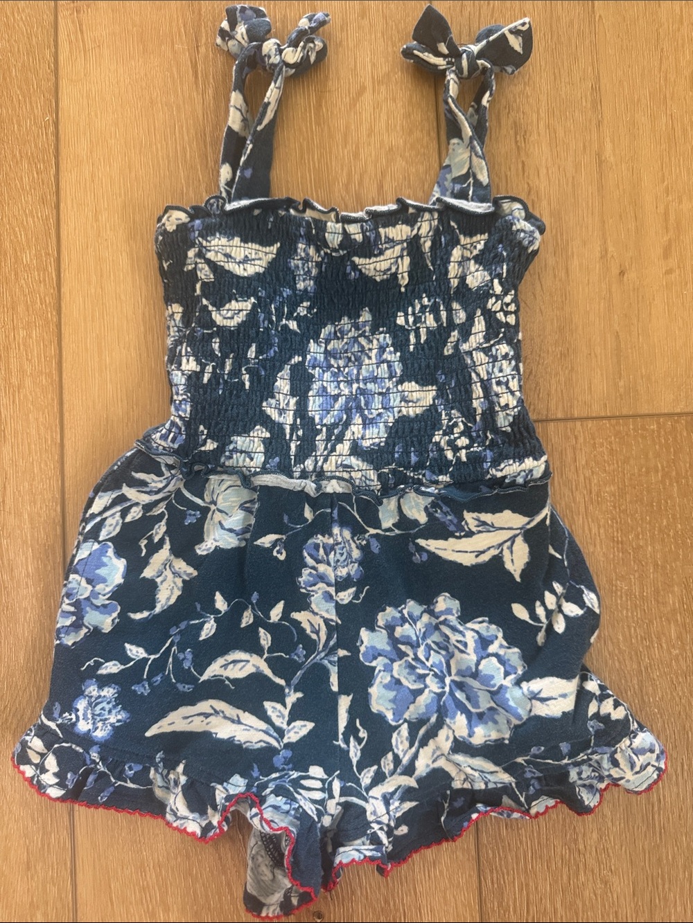 Matilda Jane Navy and Light Blue Floral Top
